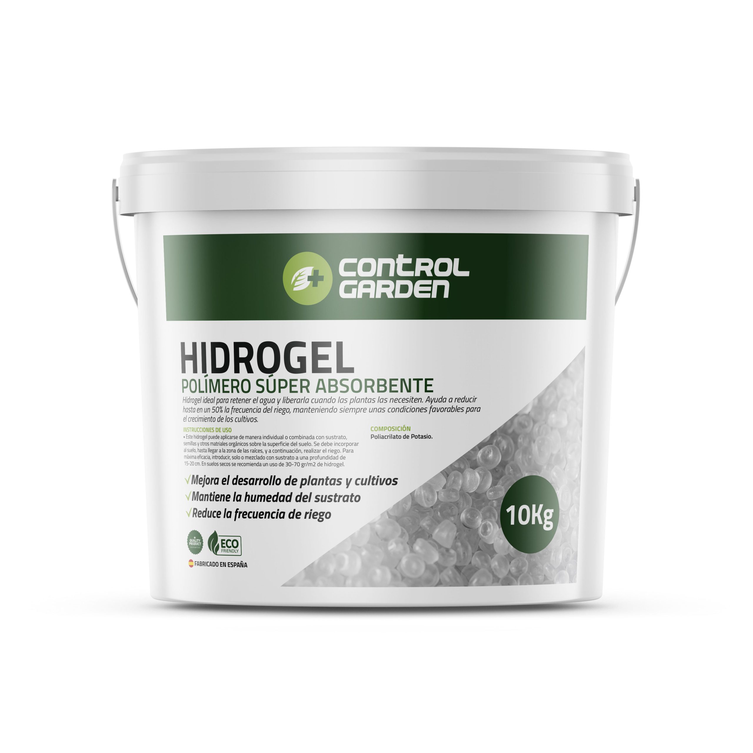 Wasserhaltendes Hydrogel 10 Kg · Pack 1 Einheit