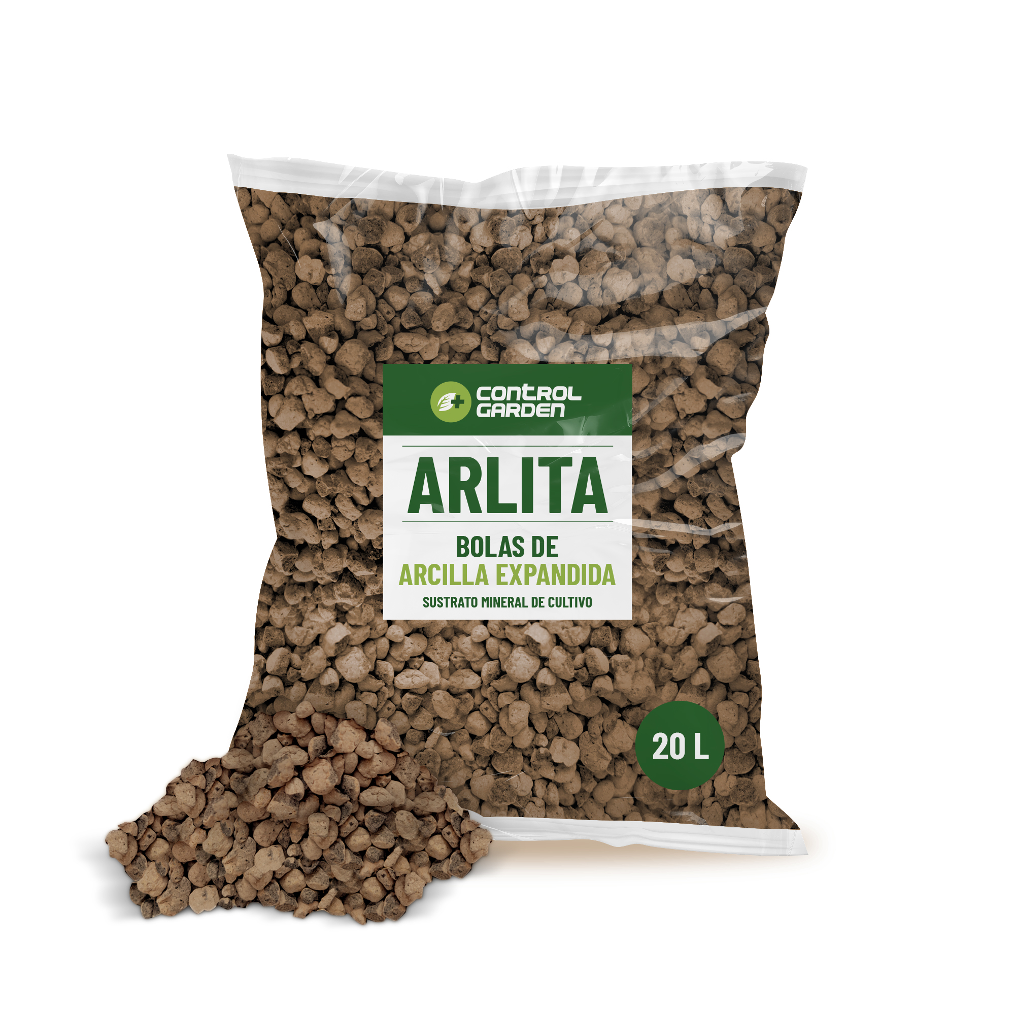 Erweiterte Tonkügelchen Arlita 20L · Pack 1 Einheit