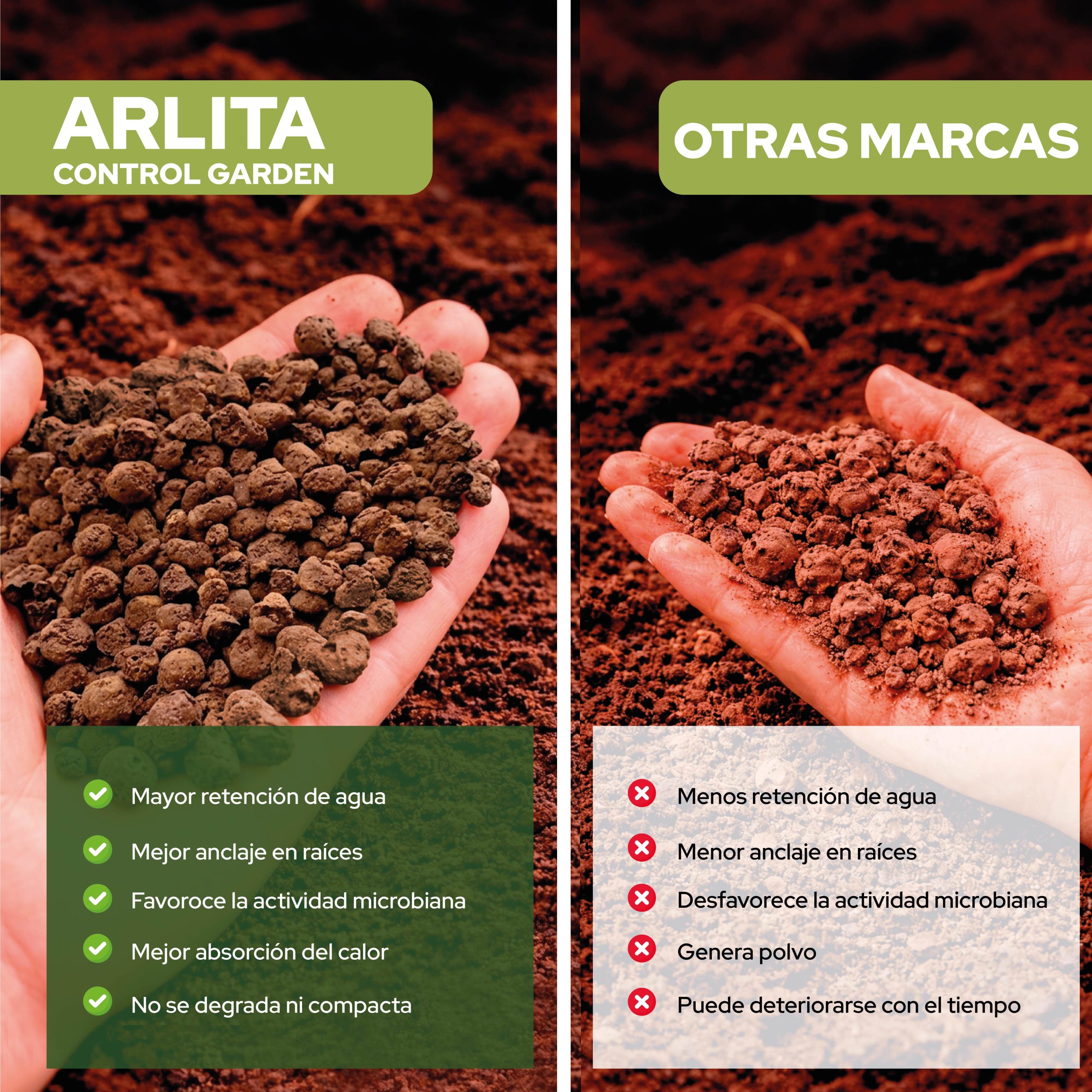 Arlita 6L sustrato bolas de arcilla expandida para plantas · foto 3
