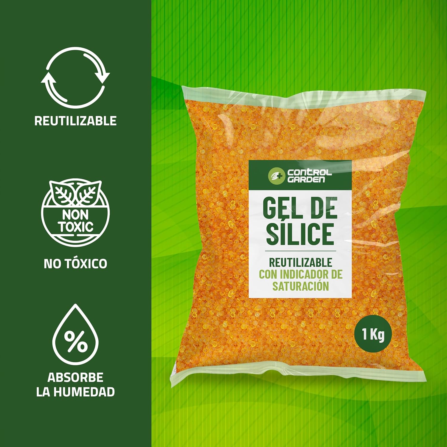 Gel de Sílice de 1 kg para controlar la humedad · foto 2