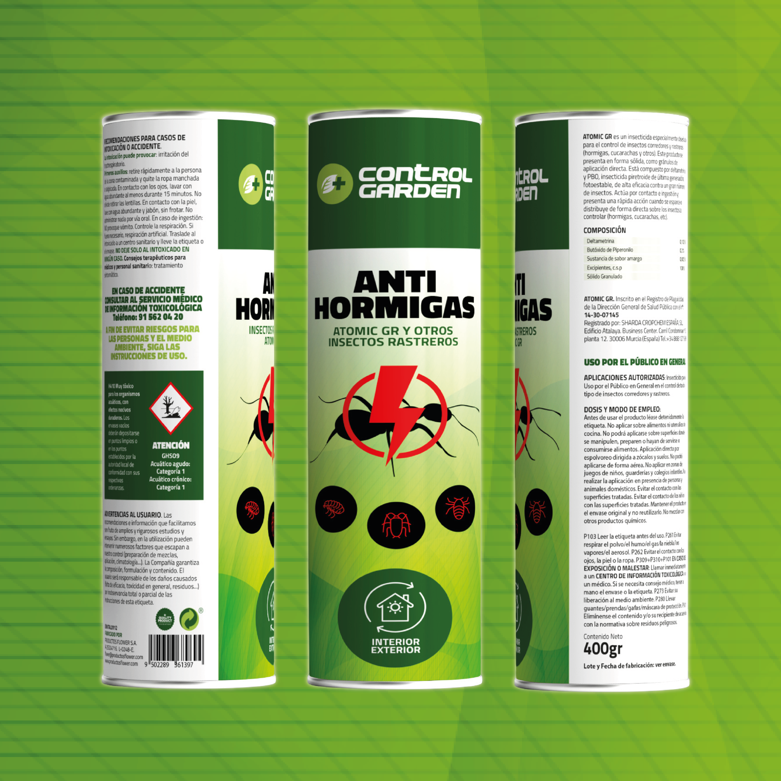 Talquera antihormigas 600 g para control de plagas en el hogar · foto 8