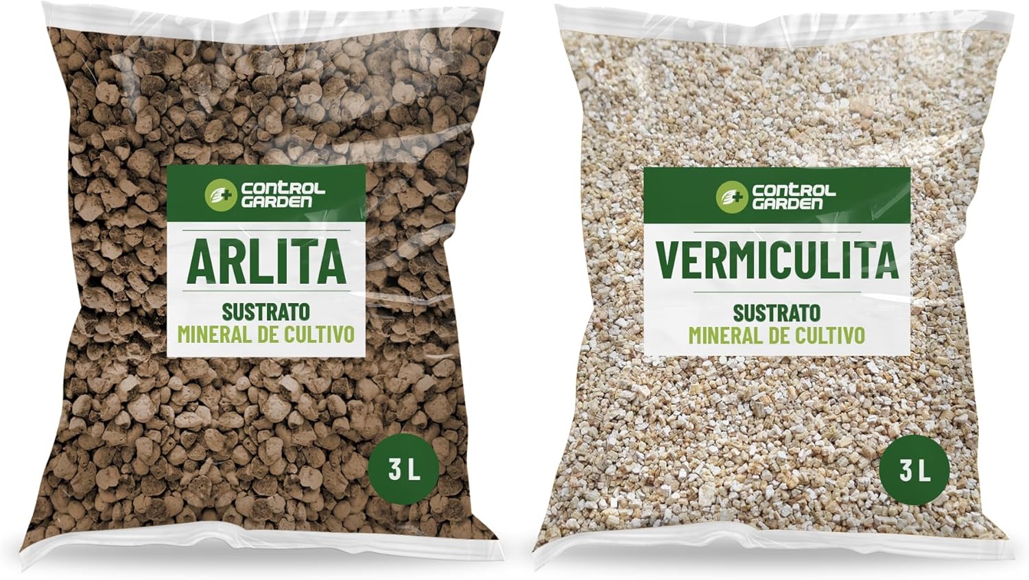 Arlita Substrat 3L + Vermiculit 3L · Pack mit 2 für Innen- und Außenpflanzen
