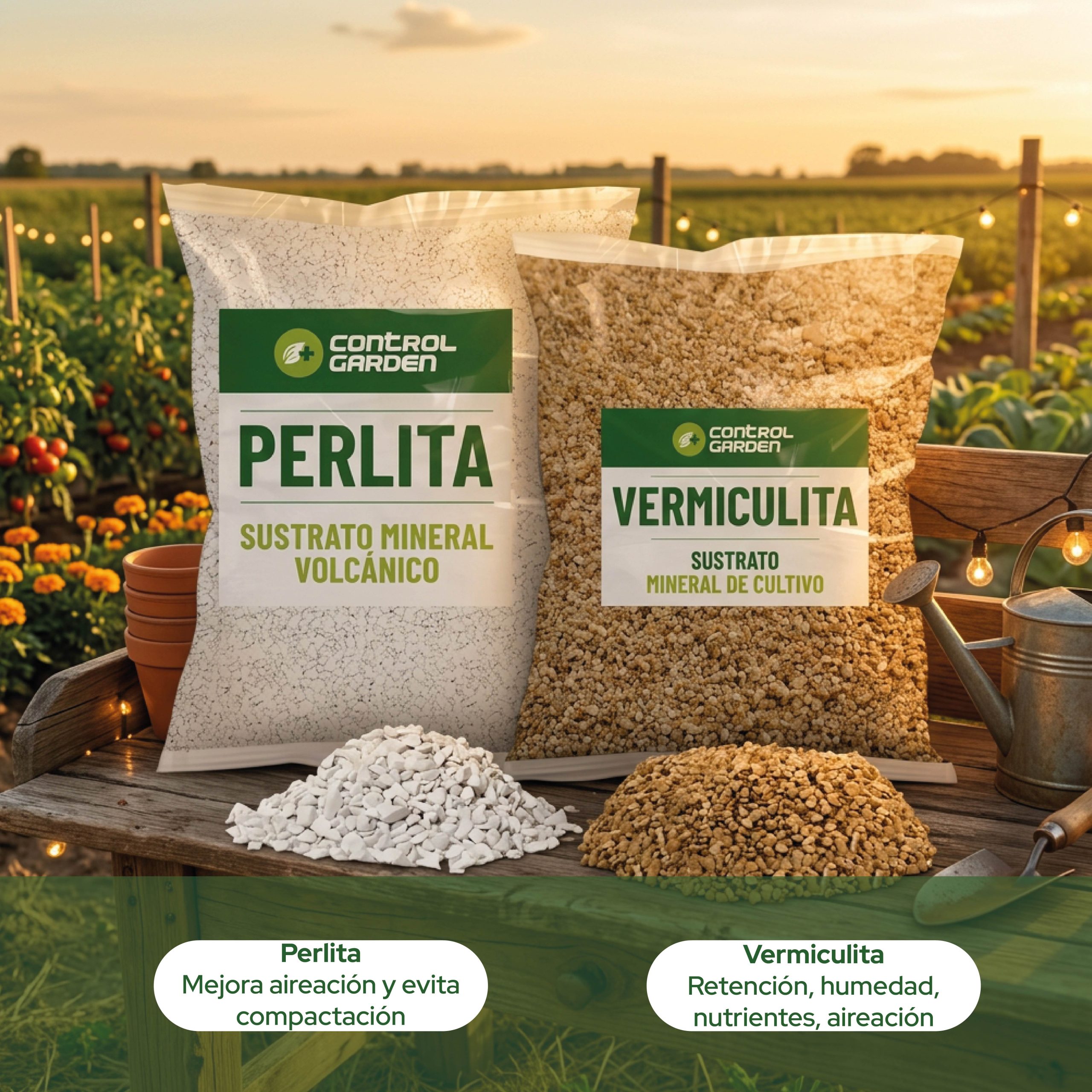 Pack de Perlita y Vermiculita 6L para cultivos y jardinería · foto 5