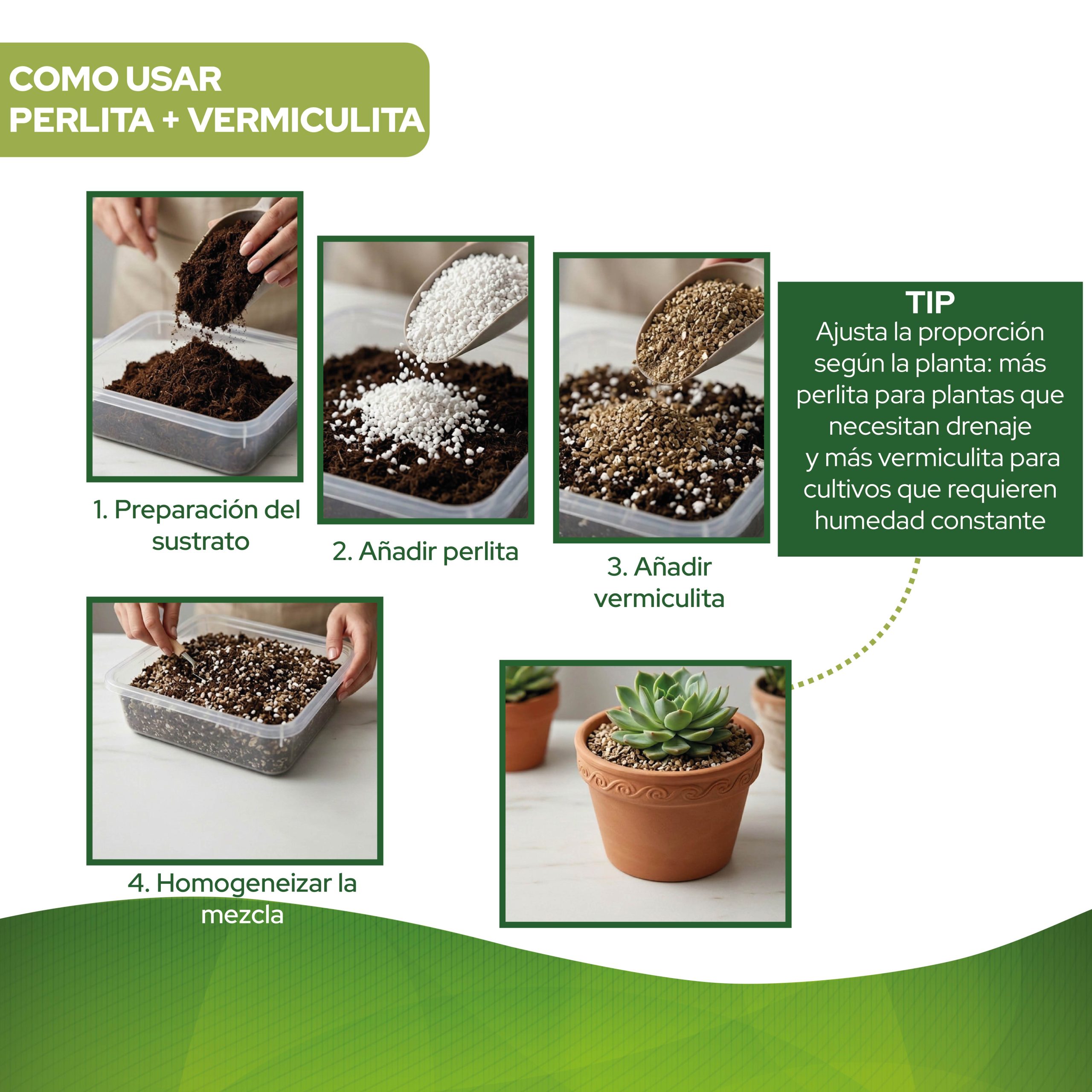 Pack de Perlita y Vermiculita 6L para cultivos y jardinería · foto 6