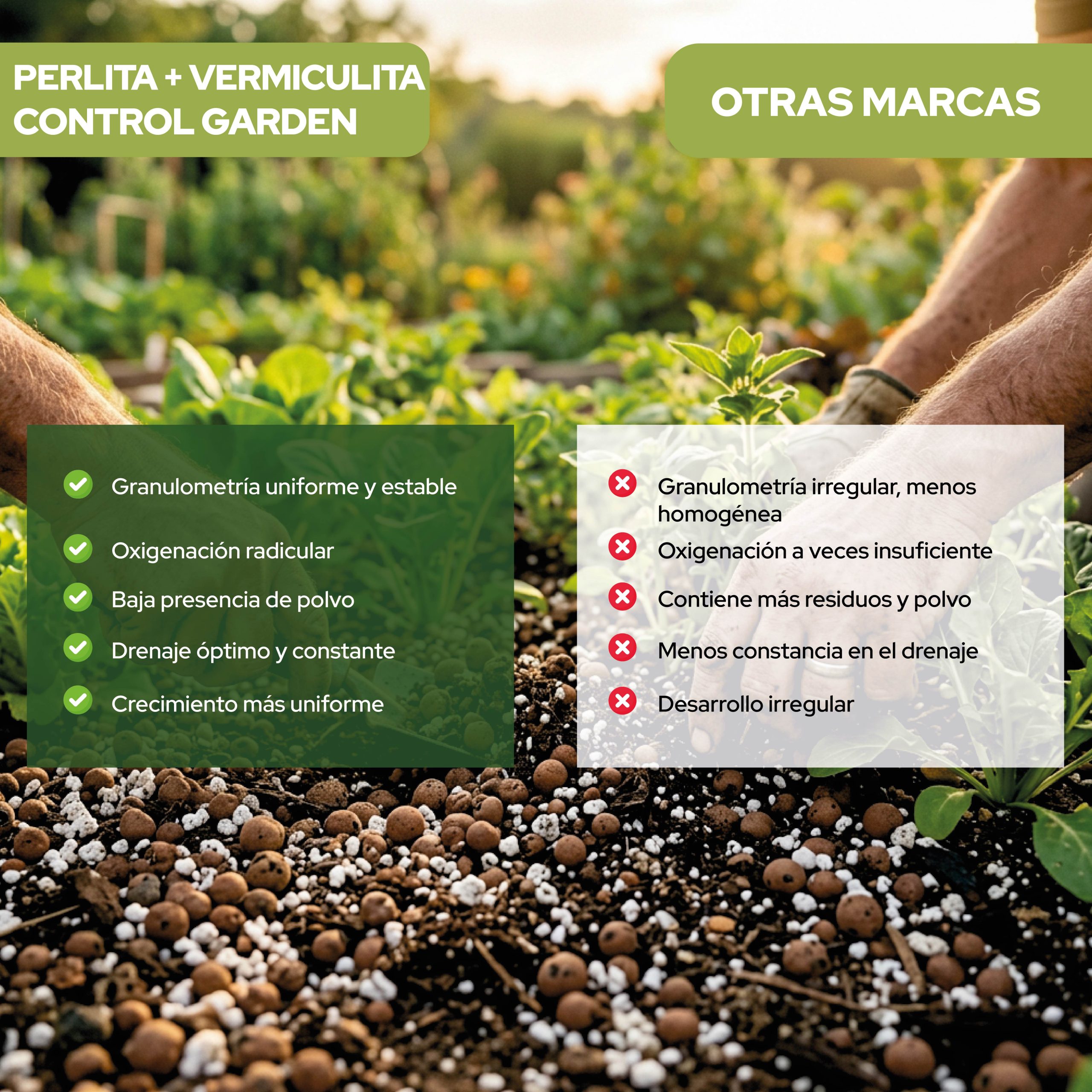 Pack de Perlita y Vermiculita 3L para jardinería y cultivo · foto 5
