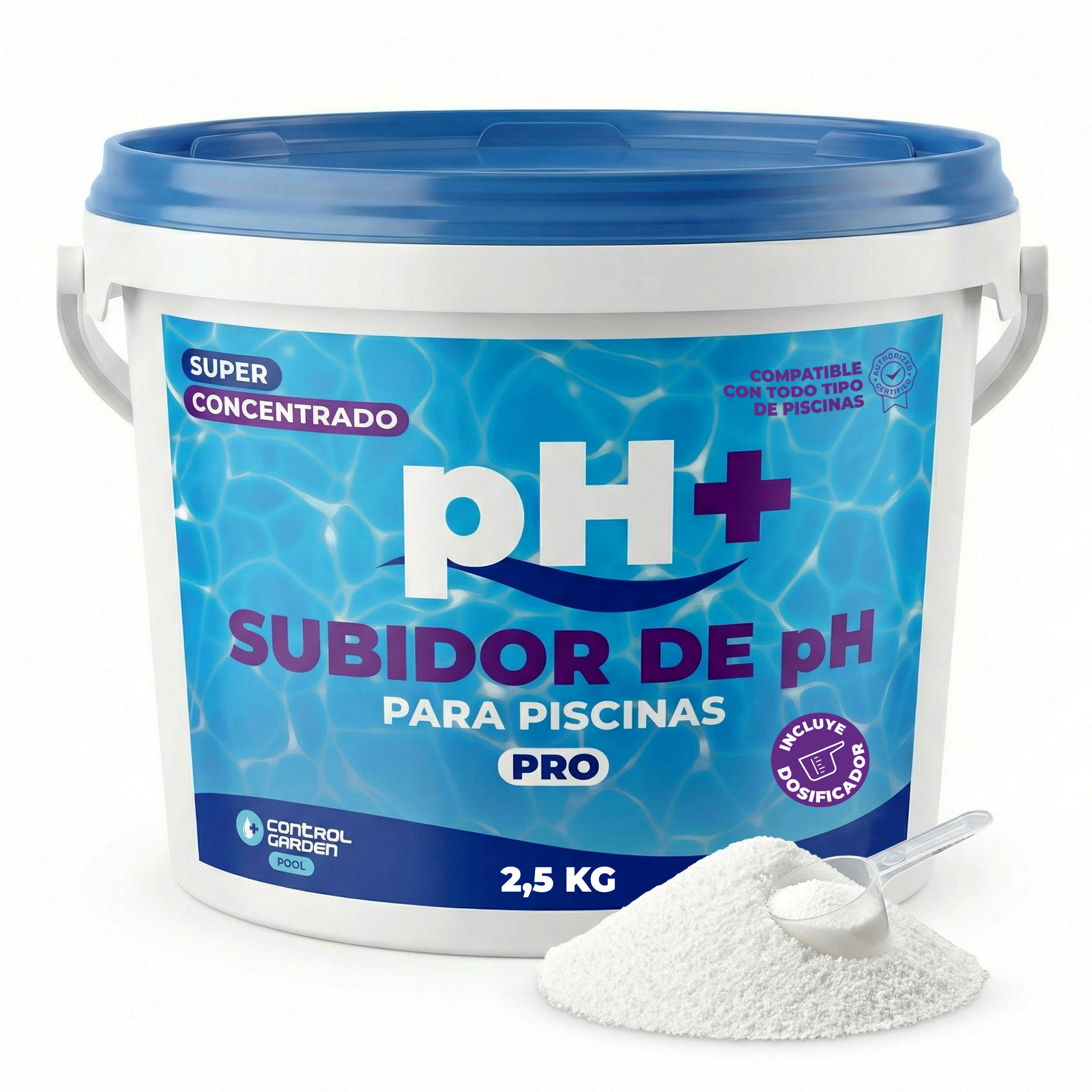 pH+ Granulate Solid für Pools 2,5 kg · Pack 1 Stück