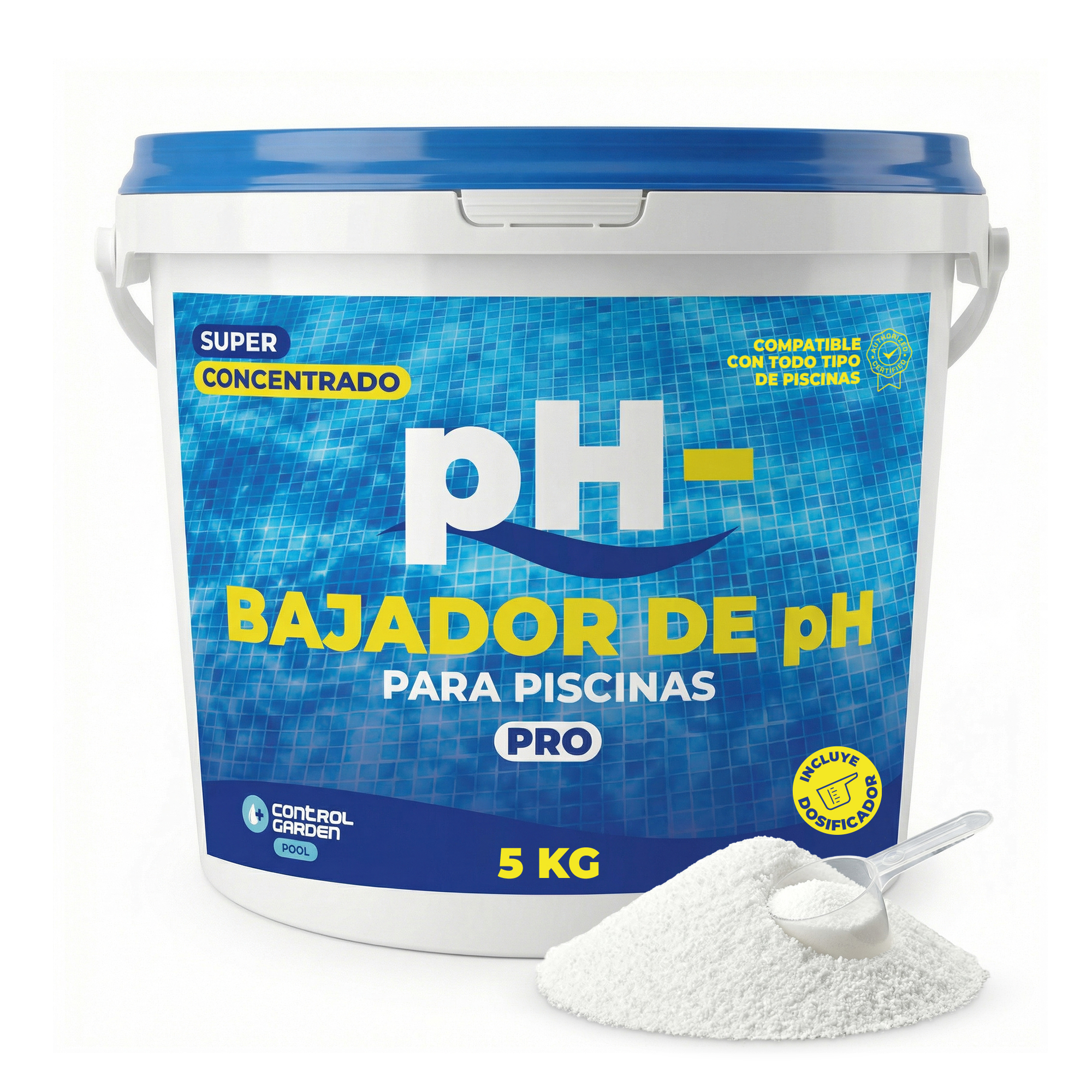 pH-Reducer für Pools 5 kg · Fest · Pack 1 Stück