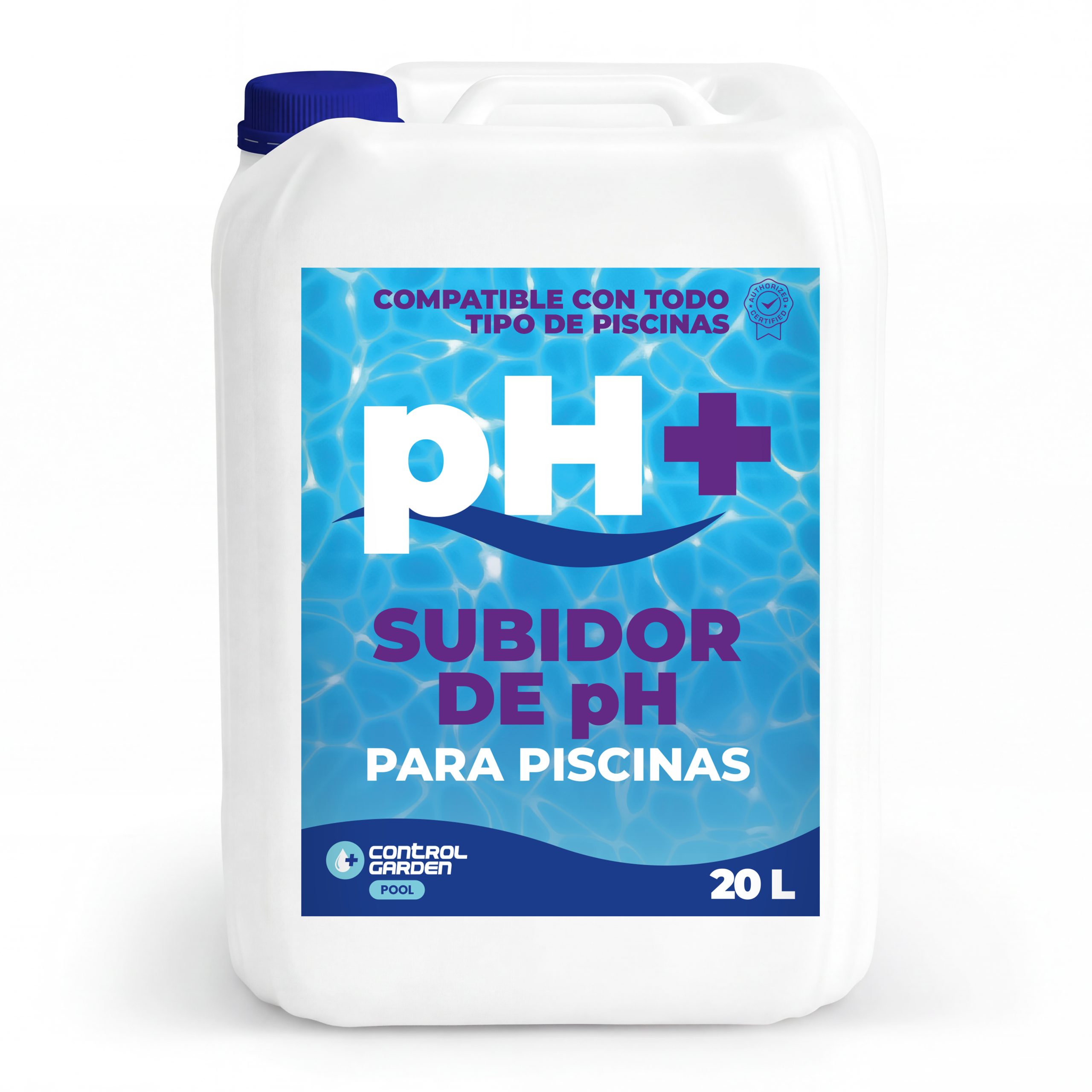 pH Booster Flüssig für Pools 20 L · Innen- und Außenanwendung