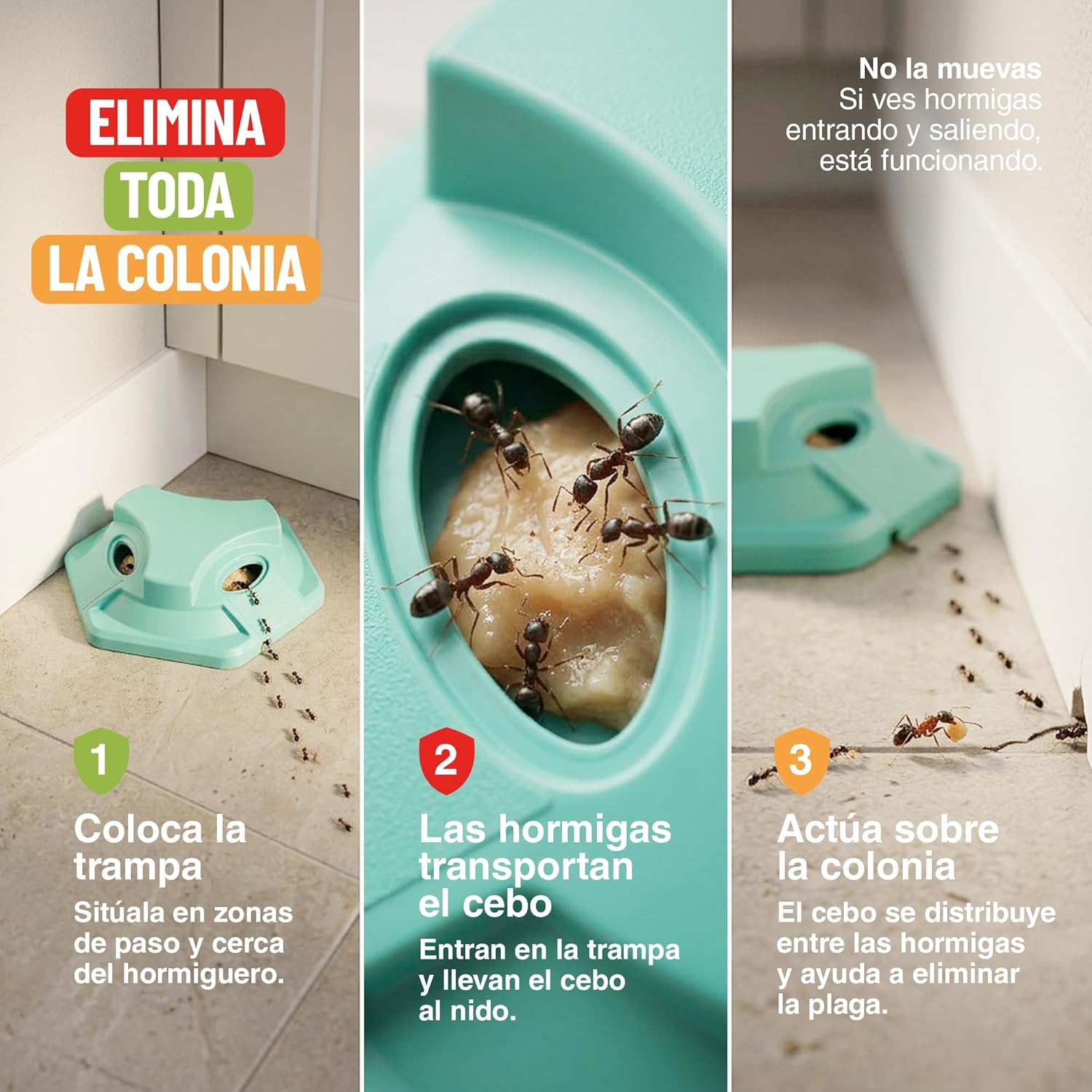Trampa para hormigas en gel super atrayente de Control Garden, pack de 2 unidades. · foto 8