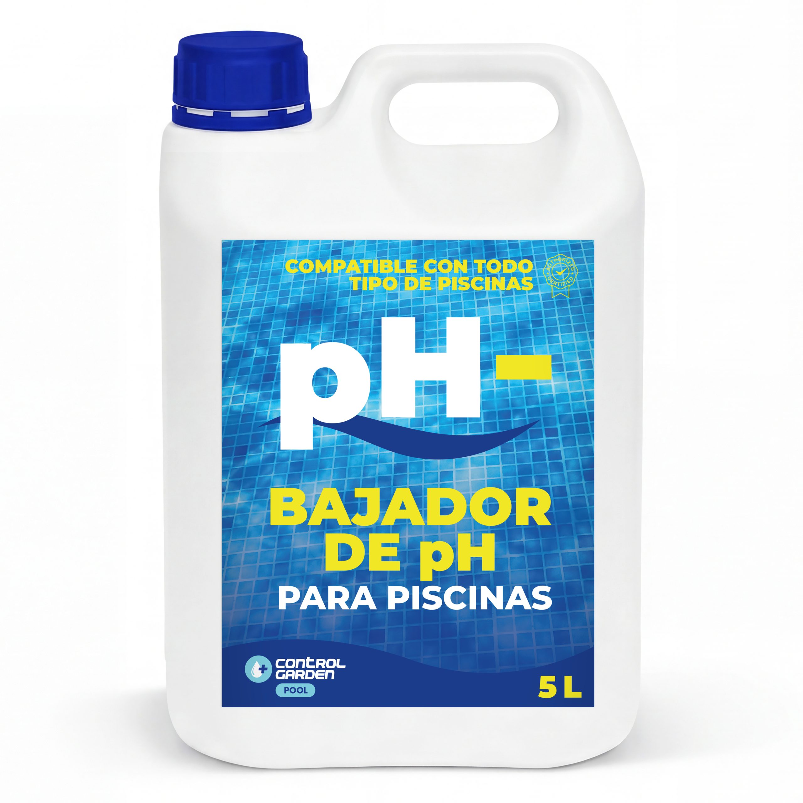 Flüssiger pH-Reducer 5 L · Ideal für Pools · Pack 1 Einheit